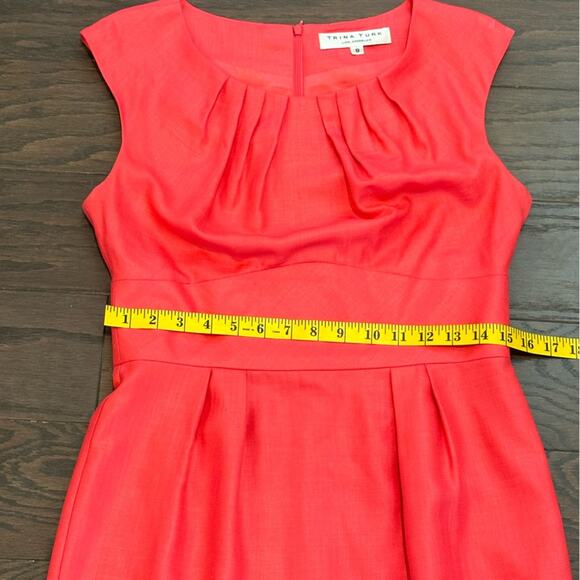 Trina Turk Vibrant Pink Sheath Dress Size 8 - Picture 7 of 8